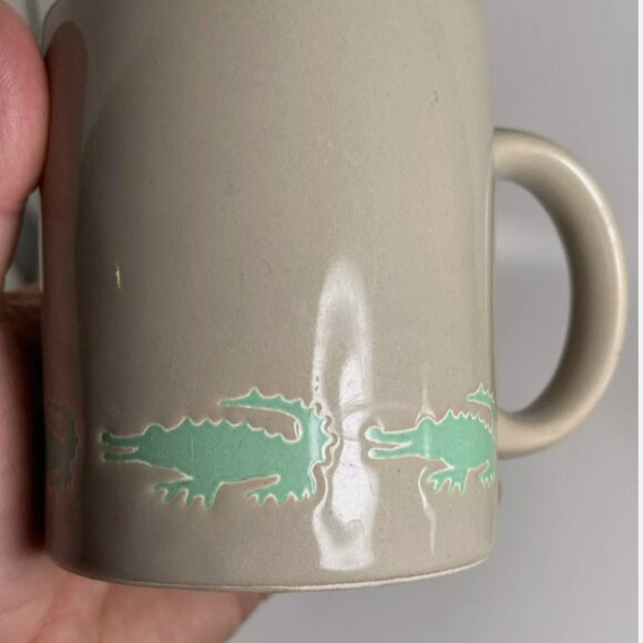 Waechtersbach Spain Mug Alligators Crocodiles Gators Embossed design Ceramic VTG - Picture 2 of 8